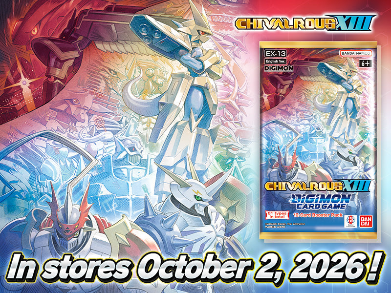 Digimon Card Game [EX-13] - Chivalrous XIII 12-Box Case (Pre Order)