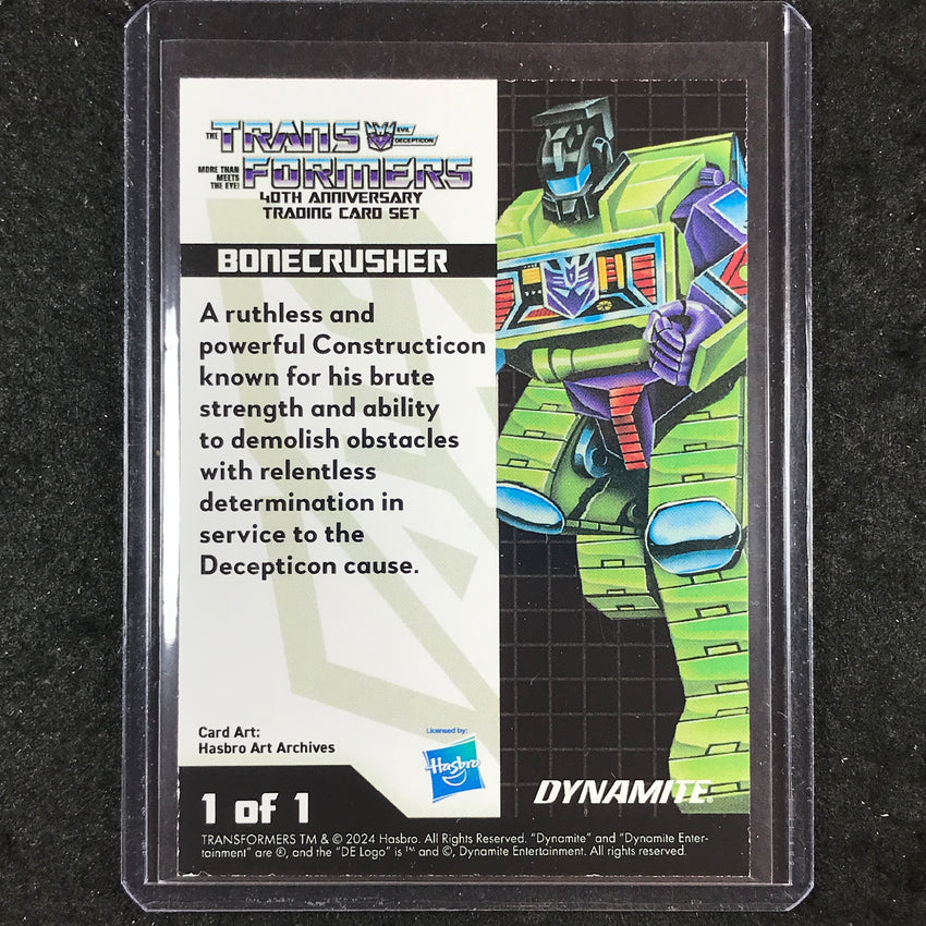 2024 Transformers 40th Anniversary BONECRUSHER Deluxe Set 1/1