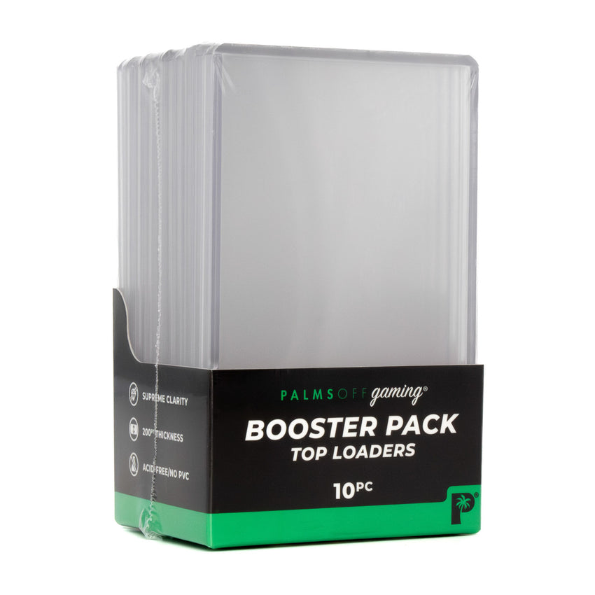 Palms Off Gaming Booster Pack Top Loaders - Standard Size - 10pc
