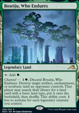 Boseiju Who Endures 266/302 - Rare Kamigawa Neon Dynasty