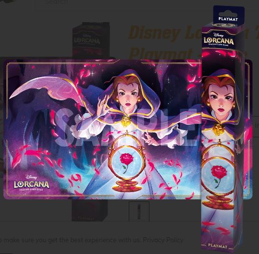Lorcana TCG Playmat - Beauty And The Beast