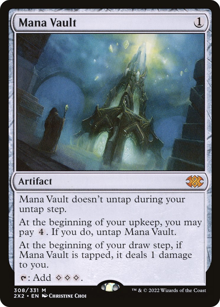 [FOIL] Mana Vault #308 - MYTHIC 2X2 - Double Masters 2022