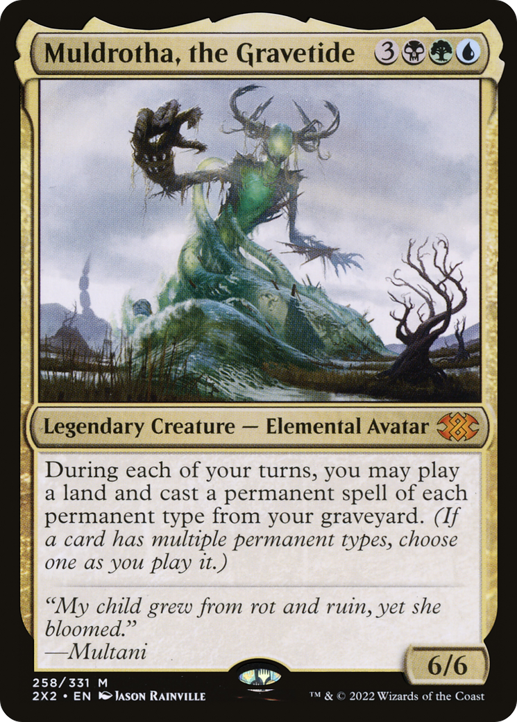[FOIL] Muldrotha, the Gravetide #258 - MYTHIC 2X2 - Double Masters 2022