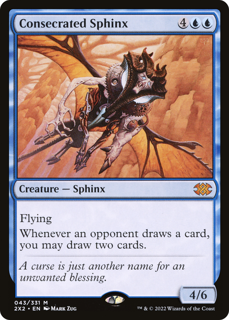 [FOIL] Consecrated Sphinx #043 - MYTHIC 2X2 - Double Masters 2022