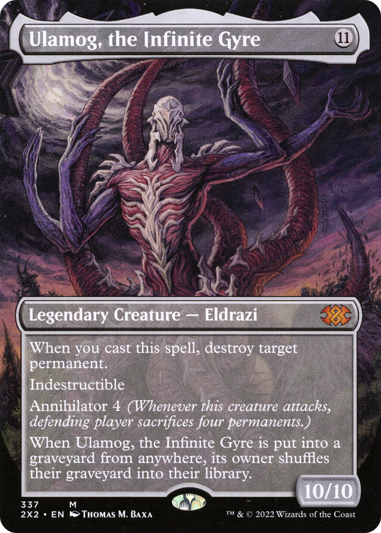 [ BL ] [FOIL] Ulamog, the Infinite Gyre (Borderless) #337 - MYTHIC 2X2 - Double Masters 2022