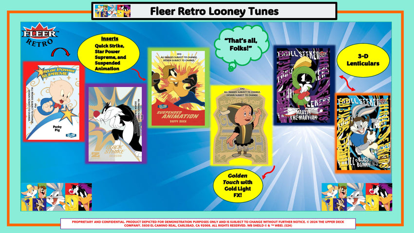 2024 Upper Deck Fleer Retro Looney Tunes Hobby Box