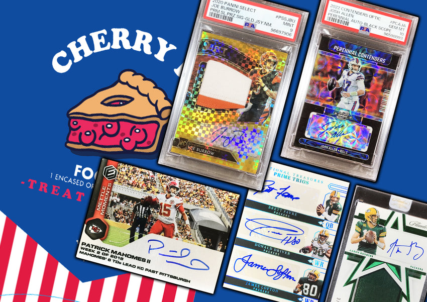 2025 Banner Cherry Pie Football Mystery 1-Card Box
