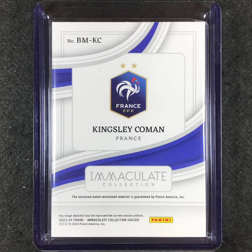 2023-24 Immaculate Soccer KINGSLEY COMAN Boot Memorabilia Relic Platinum 1/1