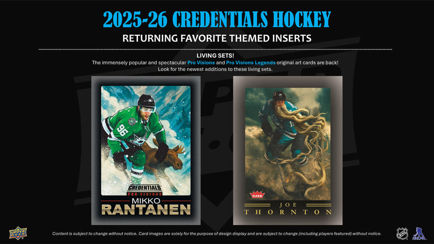 2025-26 Upper Deck Credentials Hockey Hobby Box