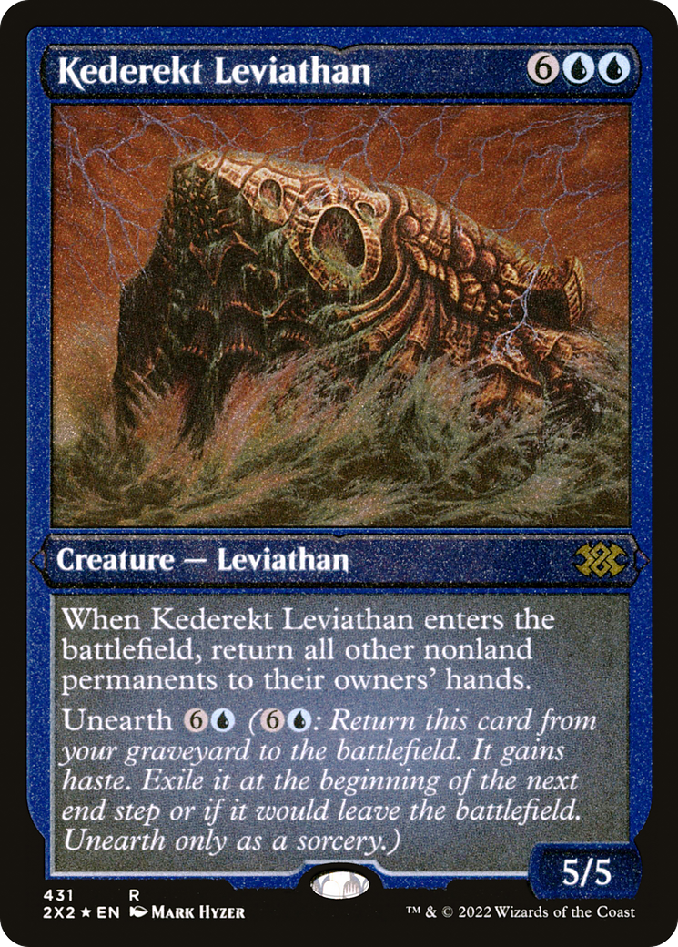 [ EF ] [FOIL] Kederekt Leviathan (Foil Etched) #431 - RARE 2X2 - Double Masters 2022