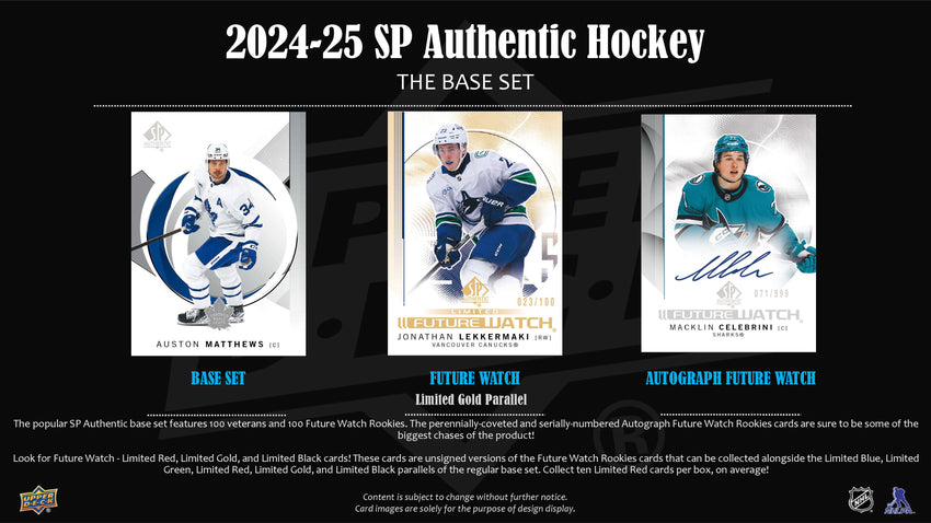 2024-25 Upper Deck SP Authentic Hockey Hobby Box