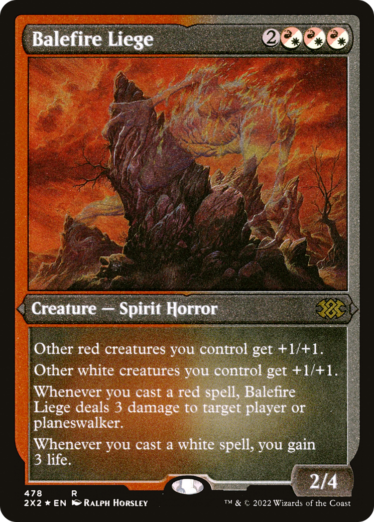 [ EF ] [FOIL] Balefire Liege (Foil Etched) #478 - RARE 2X2 - Double Masters 2022