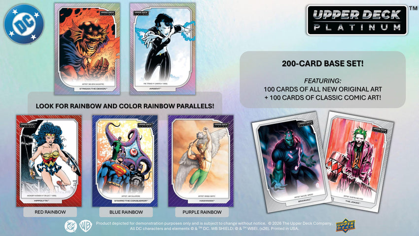 2026 Upper Deck DC Platinum Hobby Box (Pre Order)