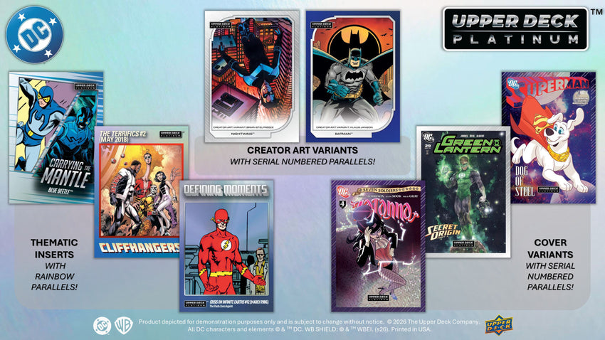 2026 Upper Deck DC Platinum Hobby Box (Pre Order)