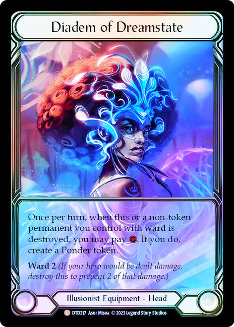 Cold Foil Diadem Of Dreamstate - Dtd217 - Legendary Dusk Till Dawn