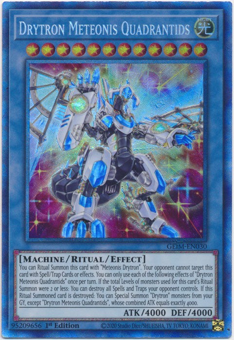 [COLLECTOR'S RARE] Drytron Meteonis Quadrantids - GEIM-EN030 - 1st Edition