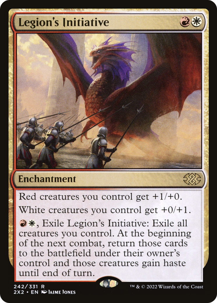 [FOIL] Legion's Initiative #242 - RARE 2X2 - Double Masters 2022