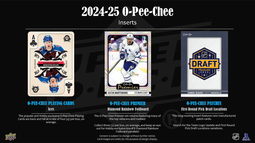 2024-25 Upper Deck O-Pee-Chee Hockey Hobby Box