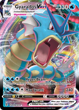 Gyarados Vmax - 29/203 - Ultra Rare - Evolving Skies
