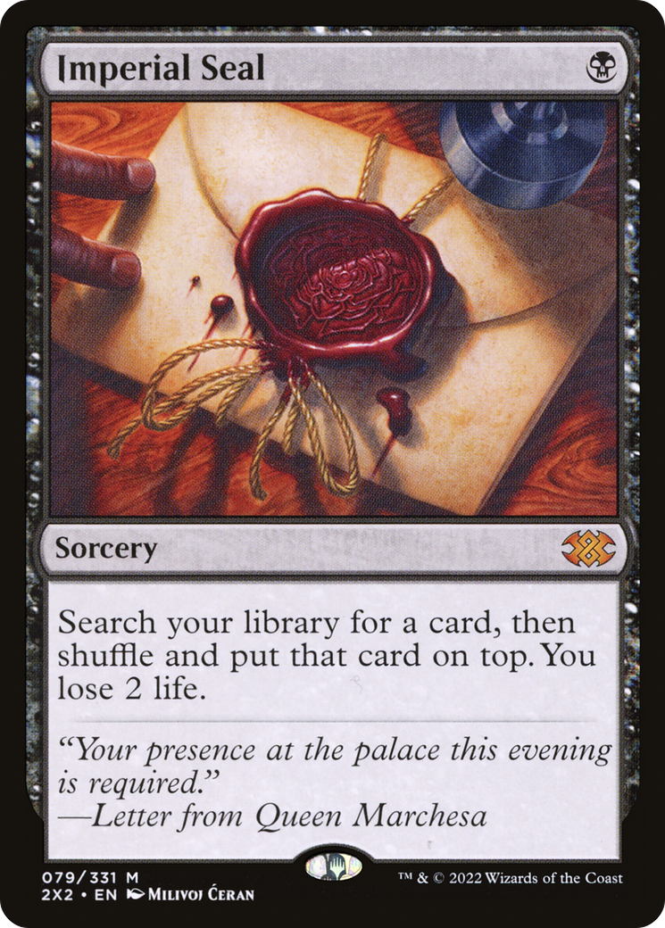 Imperial Seal #079 - MYTHIC 2X2 - Double Masters 2022