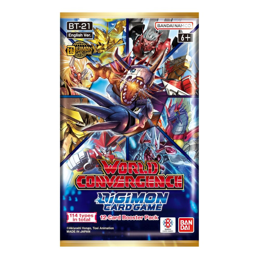 Digimon Card Game [BT21] World Convergence 12-Box Case