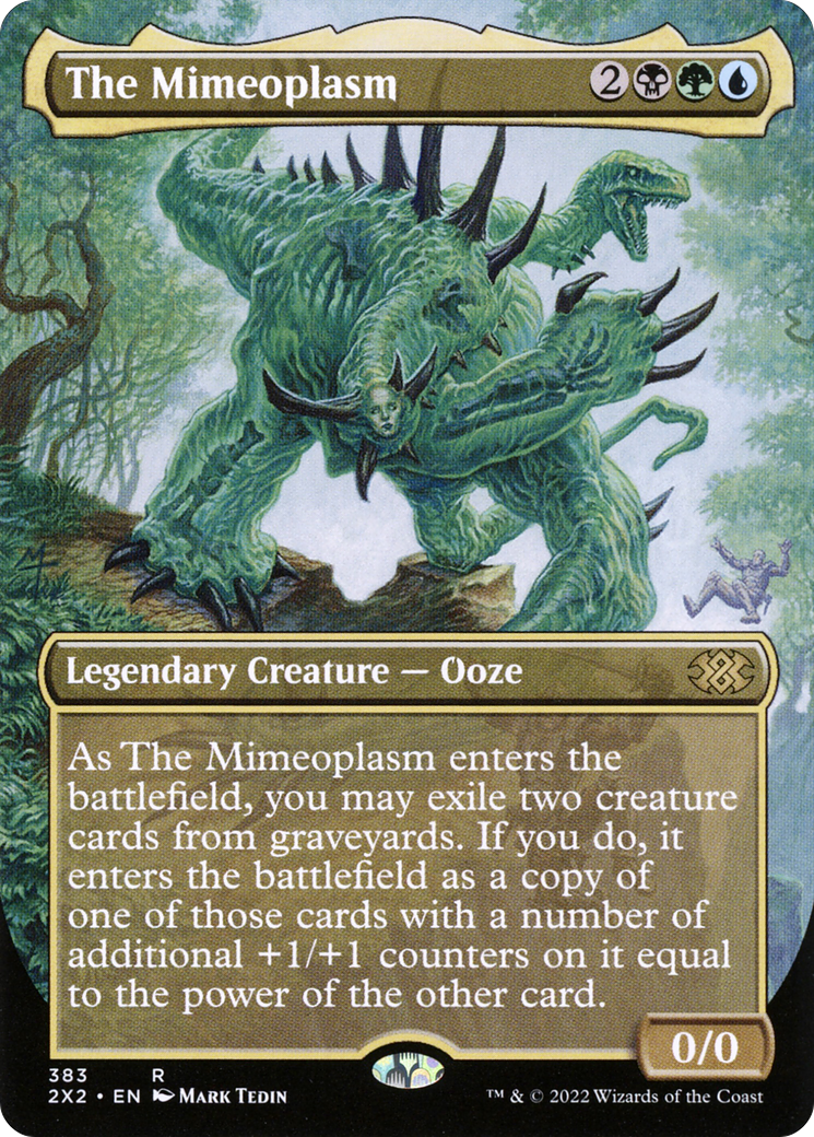 [ BL ] The Mimeoplasm (Borderless) #383 - RARE 2X2 - Double Masters 2022