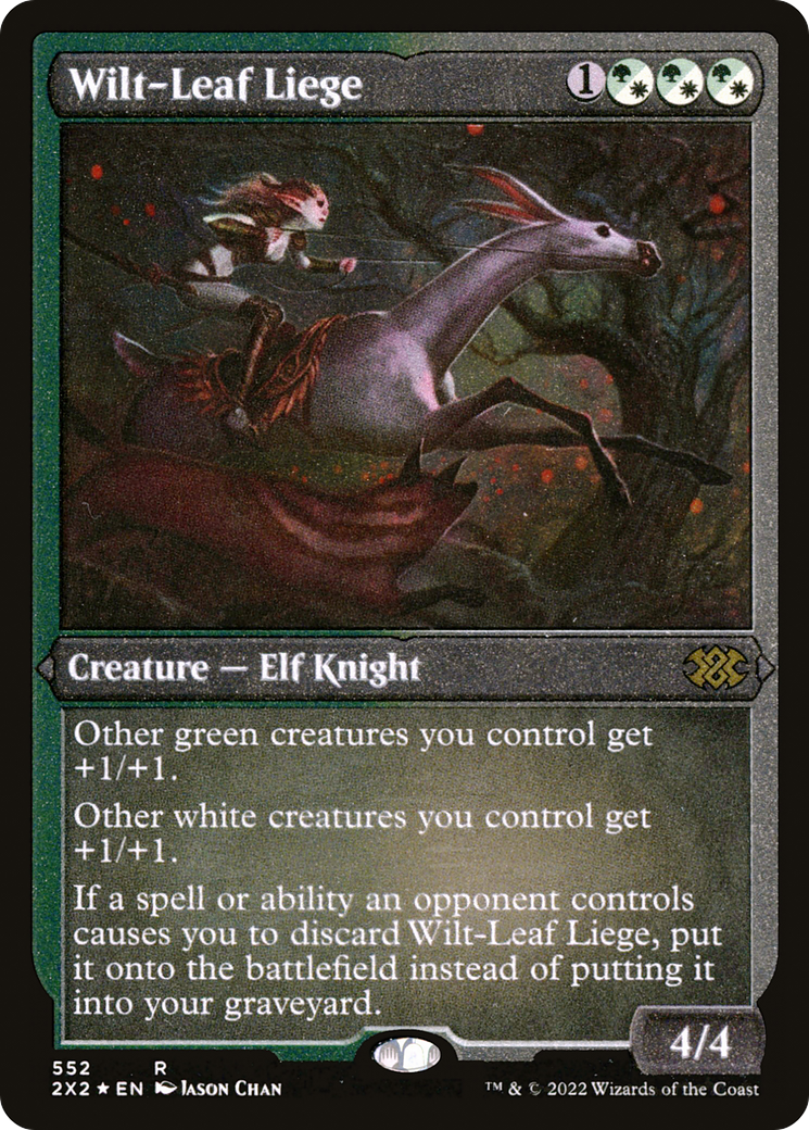 [ EF ] [FOIL] Wilt-Leaf Liege (Foil Etched) #552 - RARE 2X2 - Double Masters 2022