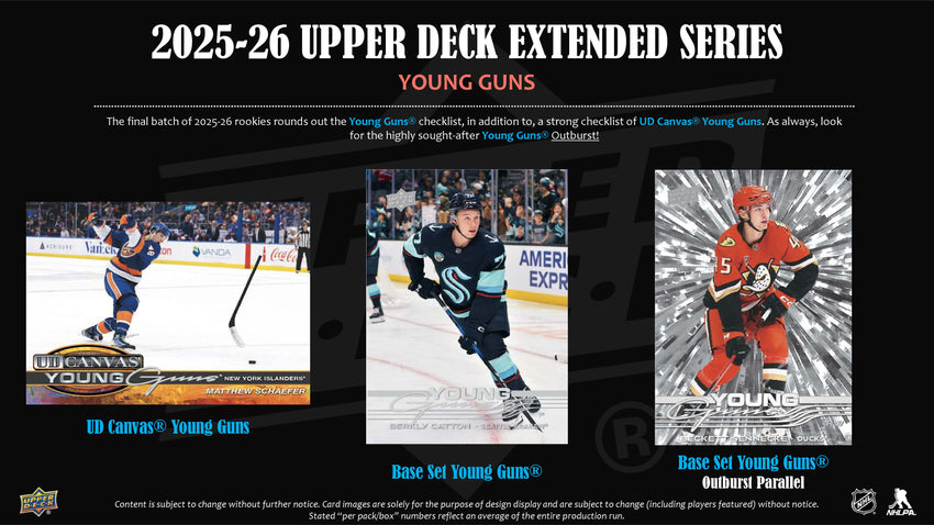 2025-26 Upper Deck Extended Series Hockey 4-Pack Blaster Box (Pre Order)