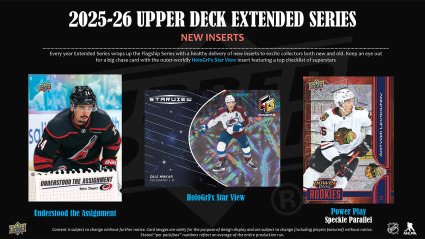 2025-26 Upper Deck Extended Series Hockey 4-Pack Blaster Box (Pre Order)