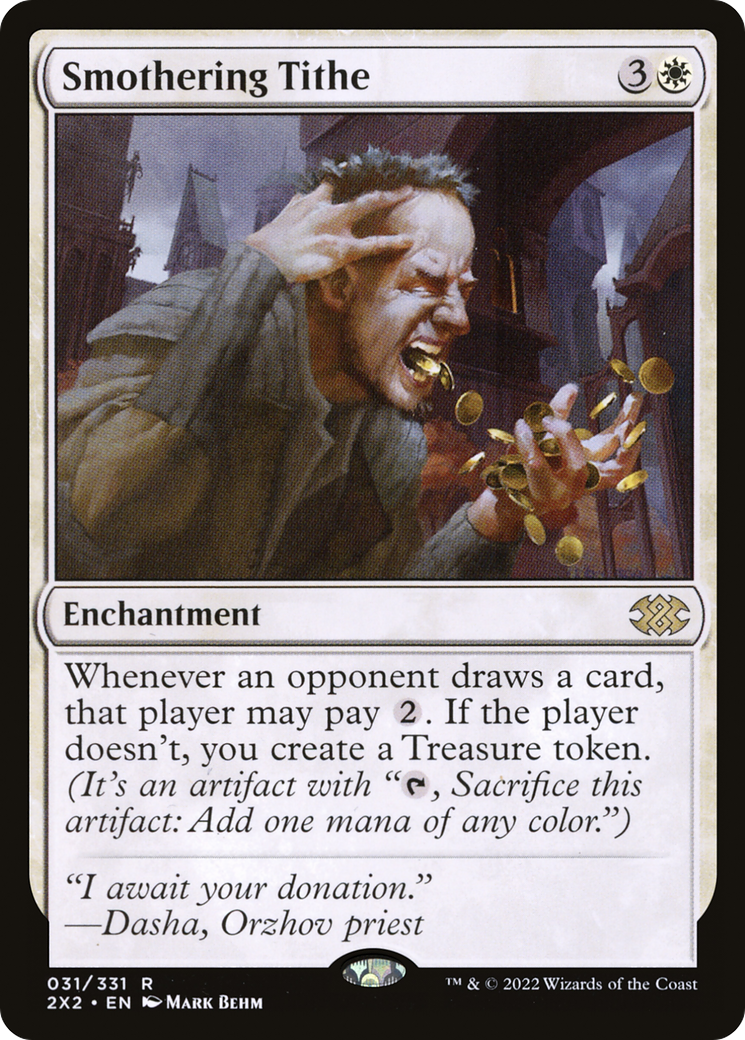 [FOIL] Smothering Tithe #031 - RARE 2X2 - Double Masters 2022