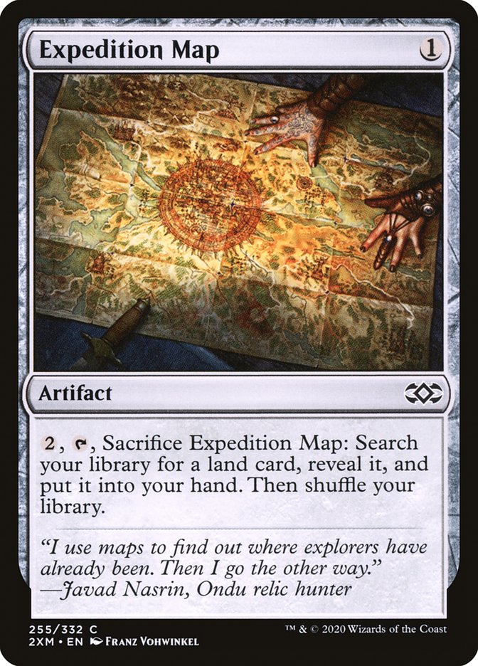FOIL - Expedition Map 255/332 - Double Masters - Common