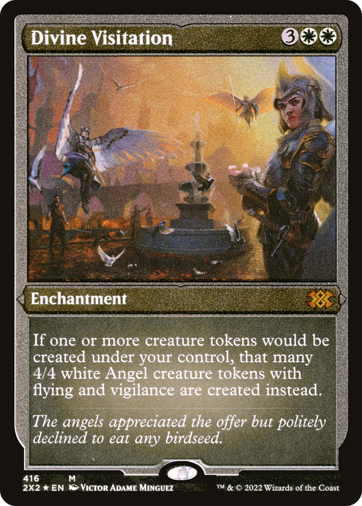 [ EF ] [FOIL] Divine Visitation (Foil Etched) #416 - MYTHIC 2X2 - Double Masters 2022