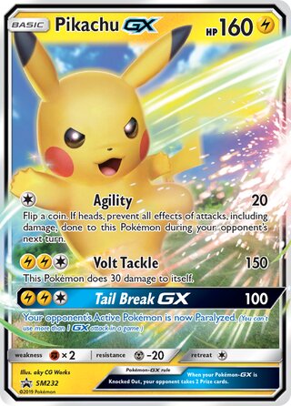 Pikachu GX - Sm232 - Holo Promo