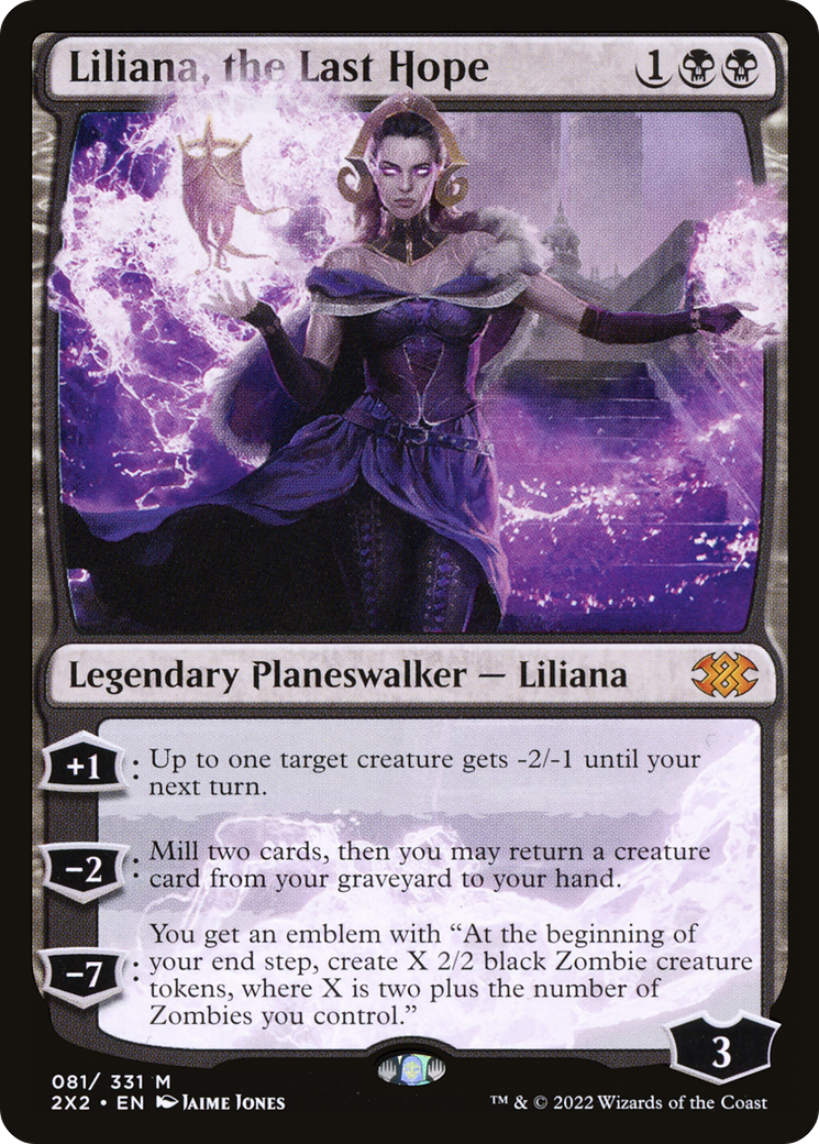 [FOIL] Liliana, the Last Hope #081 - MYTHIC 2X2 - Double Masters 2022