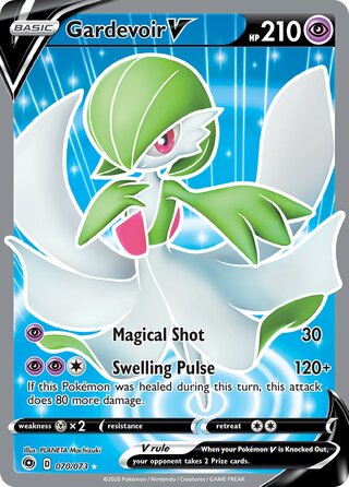 Gardevoir V - 070/073 - Full Art Ultra Rare - Champions Path