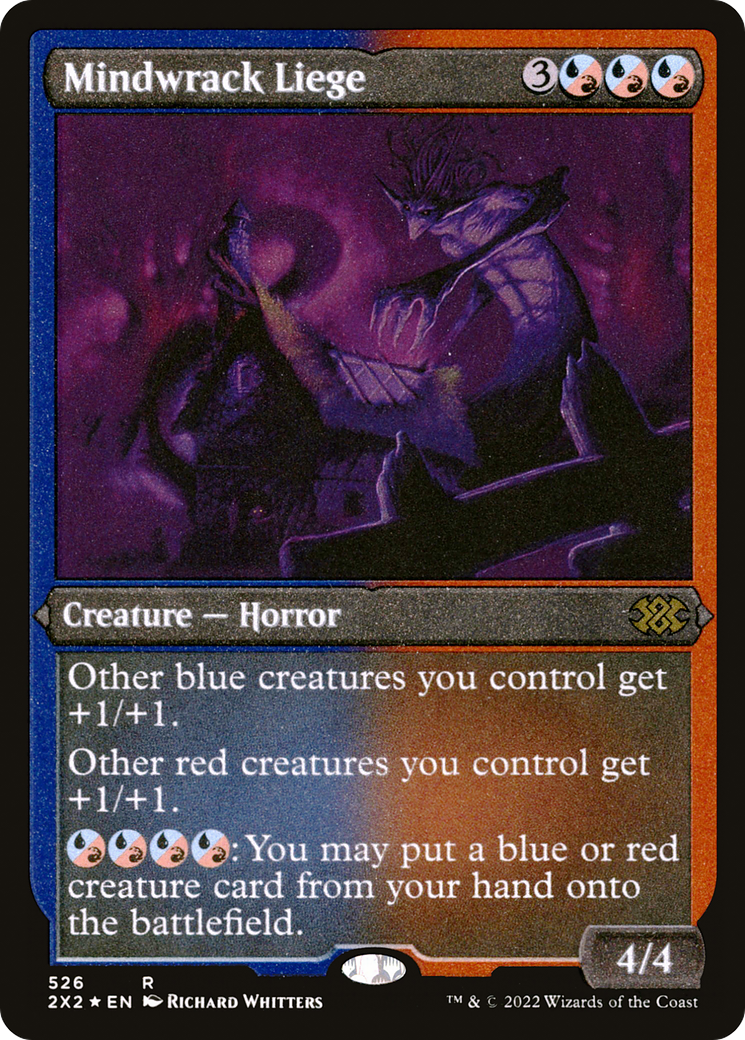 [ EF ] [FOIL] Mindwrack Liege (Foil Etched) #526 - RARE 2X2 - Double Masters 2022