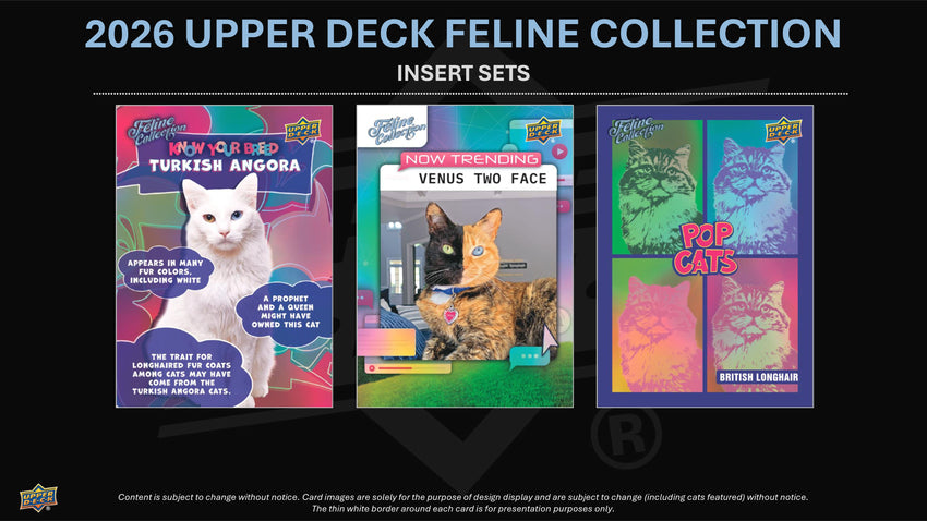 2026 Upper Deck Feline Collection Hobby Box (Pre Order)