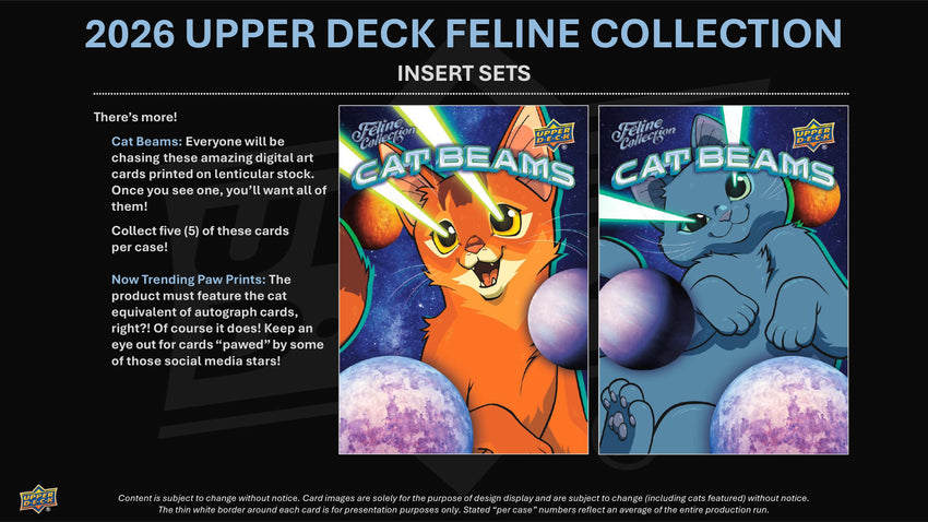 2026 Upper Deck Feline Collection Hobby Box (Pre Order)