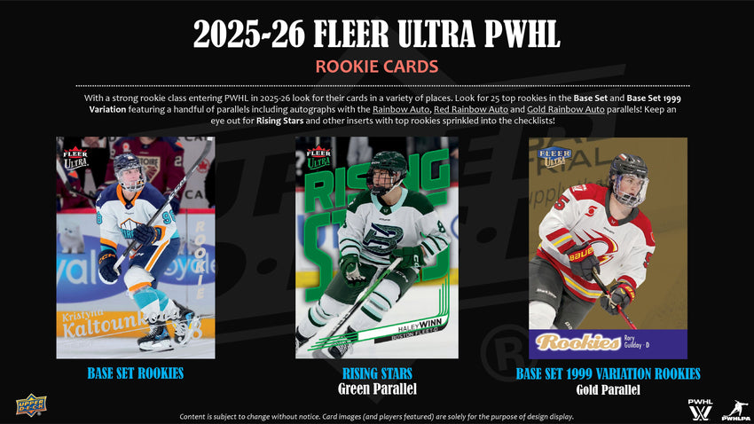 2025-26 Upper Deck Fleer Ultra PWHL Hobby Box (Pre Order)