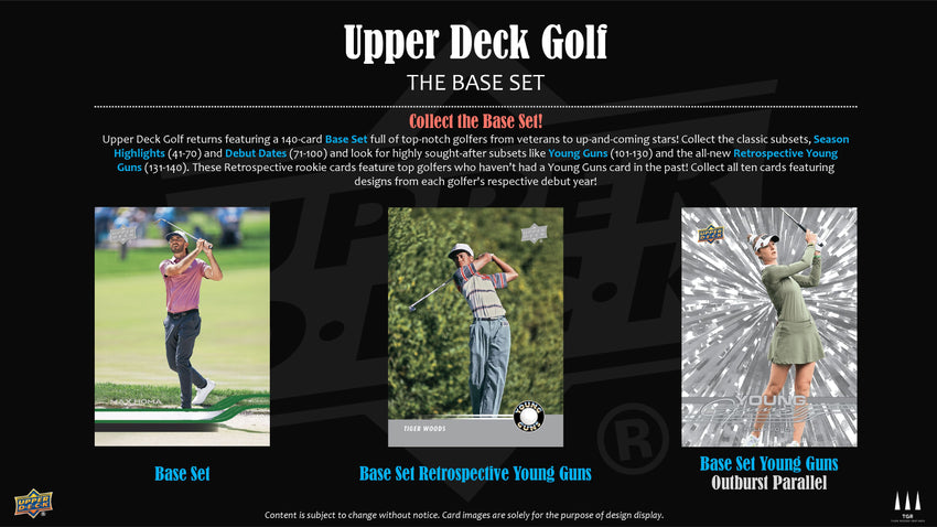 2025 Upper Deck Golf Hobby Box (Pre Order)