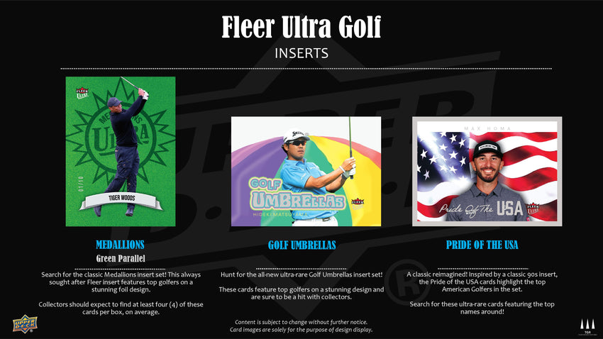2026 Upper Deck Fleer Ultra Golf Hobby Box