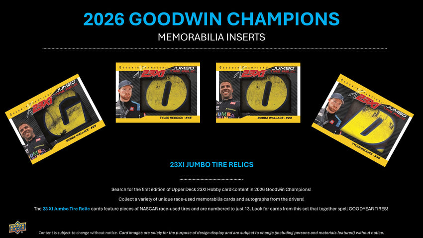 2026 Upper Deck Goodwin Champions Hobby Box (Pre Order)