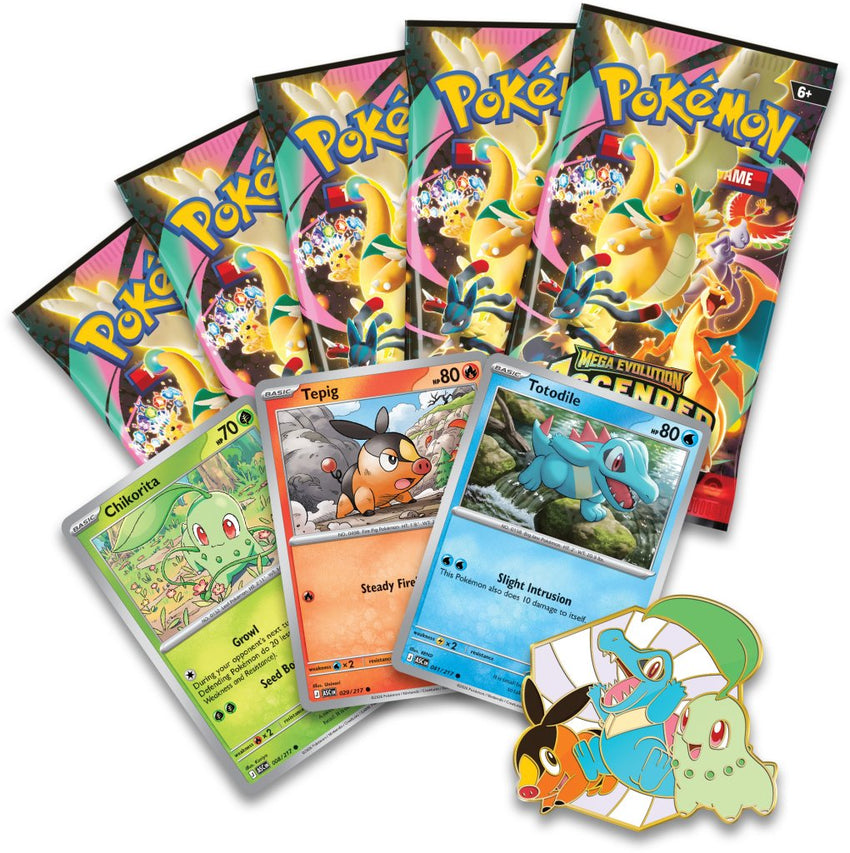 Pokemon TCG ME2.5 Mega Evolution Ascended Heroes First Partners Deluxe Pin Collection
