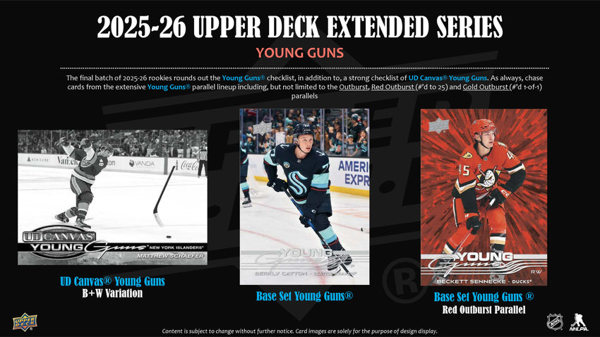 2025-26 Upper Deck Extended Series Hockey Hobby Box (Pre Order)