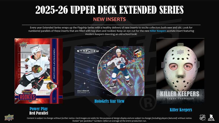 2025-26 Upper Deck Extended Series Hockey Hobby Box (Pre Order)