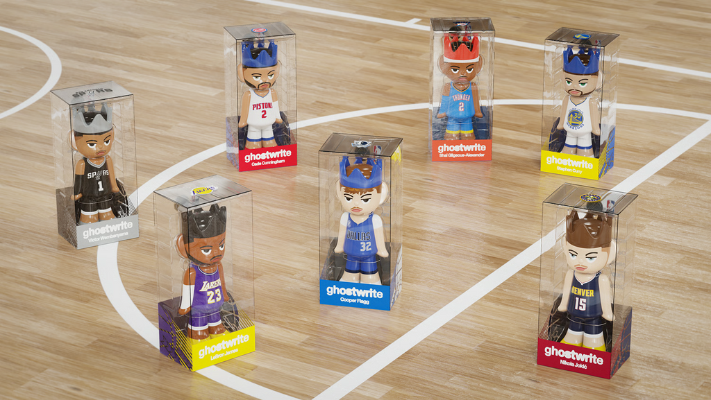 GUARANTEED 400% FIGURE - Ghostwrite x NBA 400% blind box figure 6 Box ...