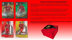 22/23 Topps Liverpool Lineage Soccer 1 Box Opening #31776 - Random Player -  (Mar 12 4pm)