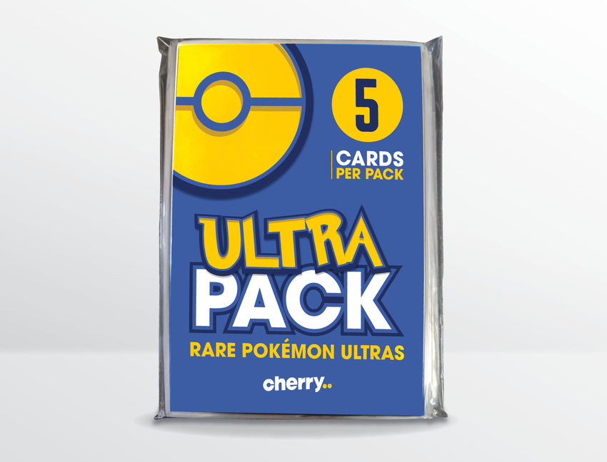 ULTRA Pack - Pokemon 5-Card Hit Pack Cherry Collectables ULTRA Pack - Pokemon 5-Card Hit Pack Cherry Collectables