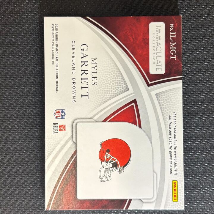 2025 Immaculate Football MYLES GARRETT Immaculate Patches 8/25