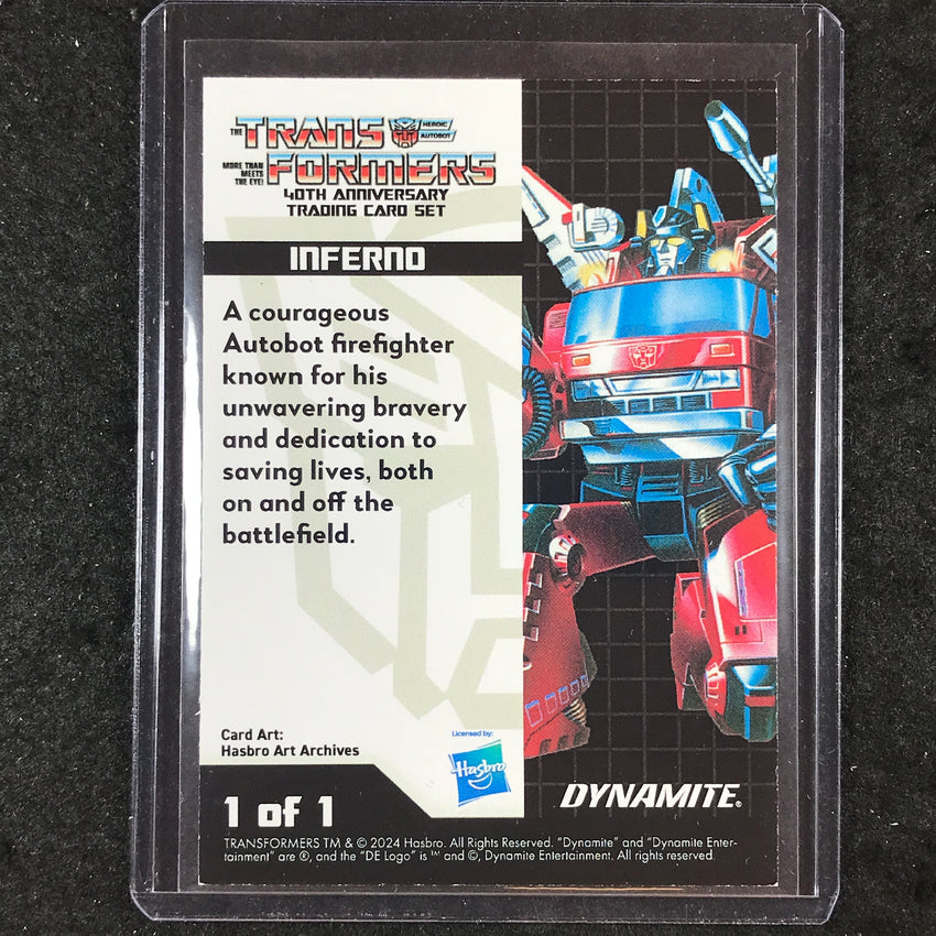 2024 Transformers 40th Anniversary INFERNO Deluxe Set 1/1